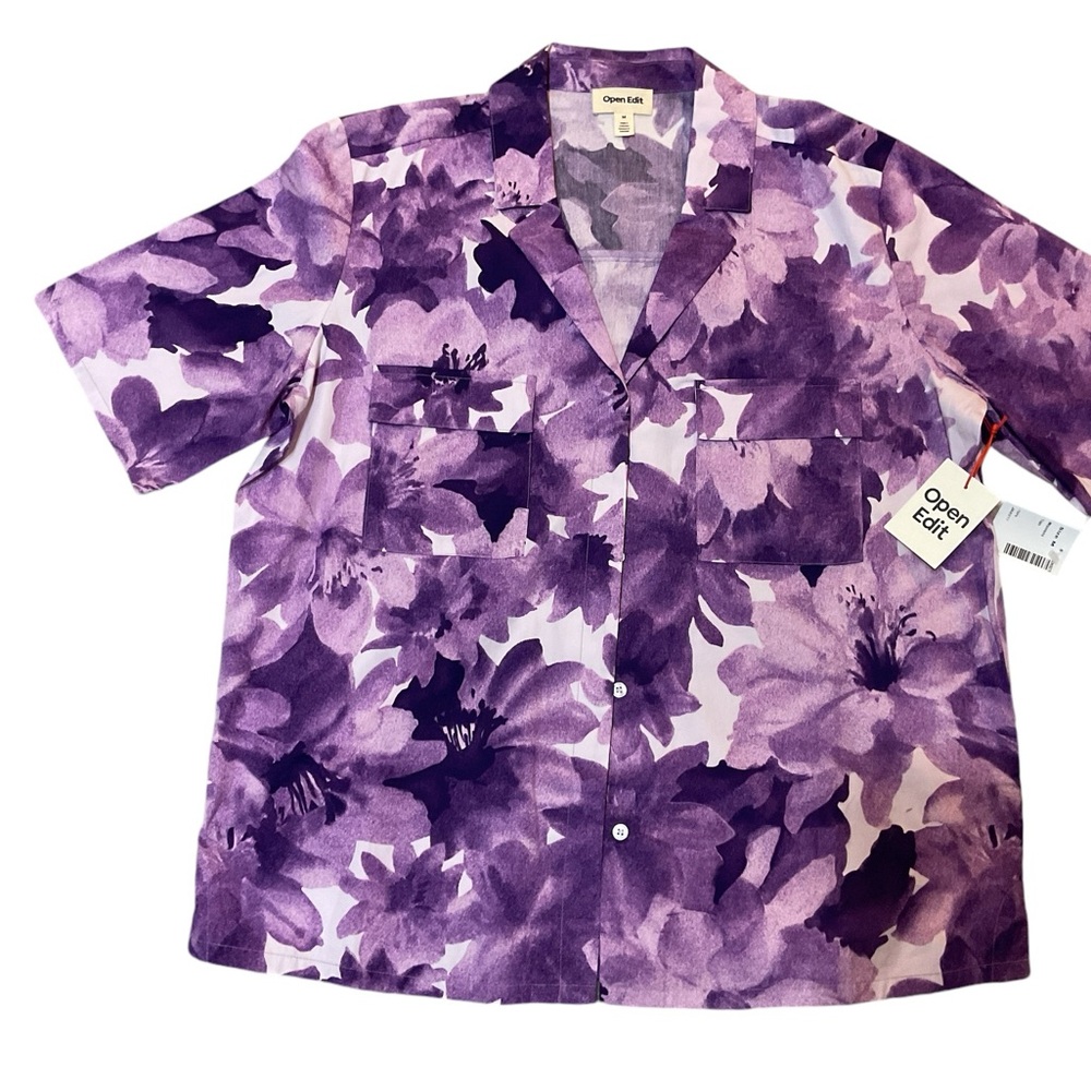 Open Edit Cotton Poplin blouse